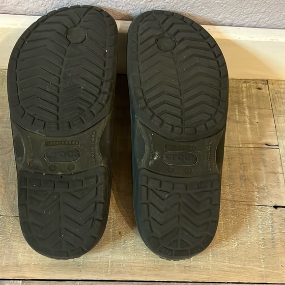 Crocs Flop Flops Women's black- Stylish size 7 - Picture 7 of 11